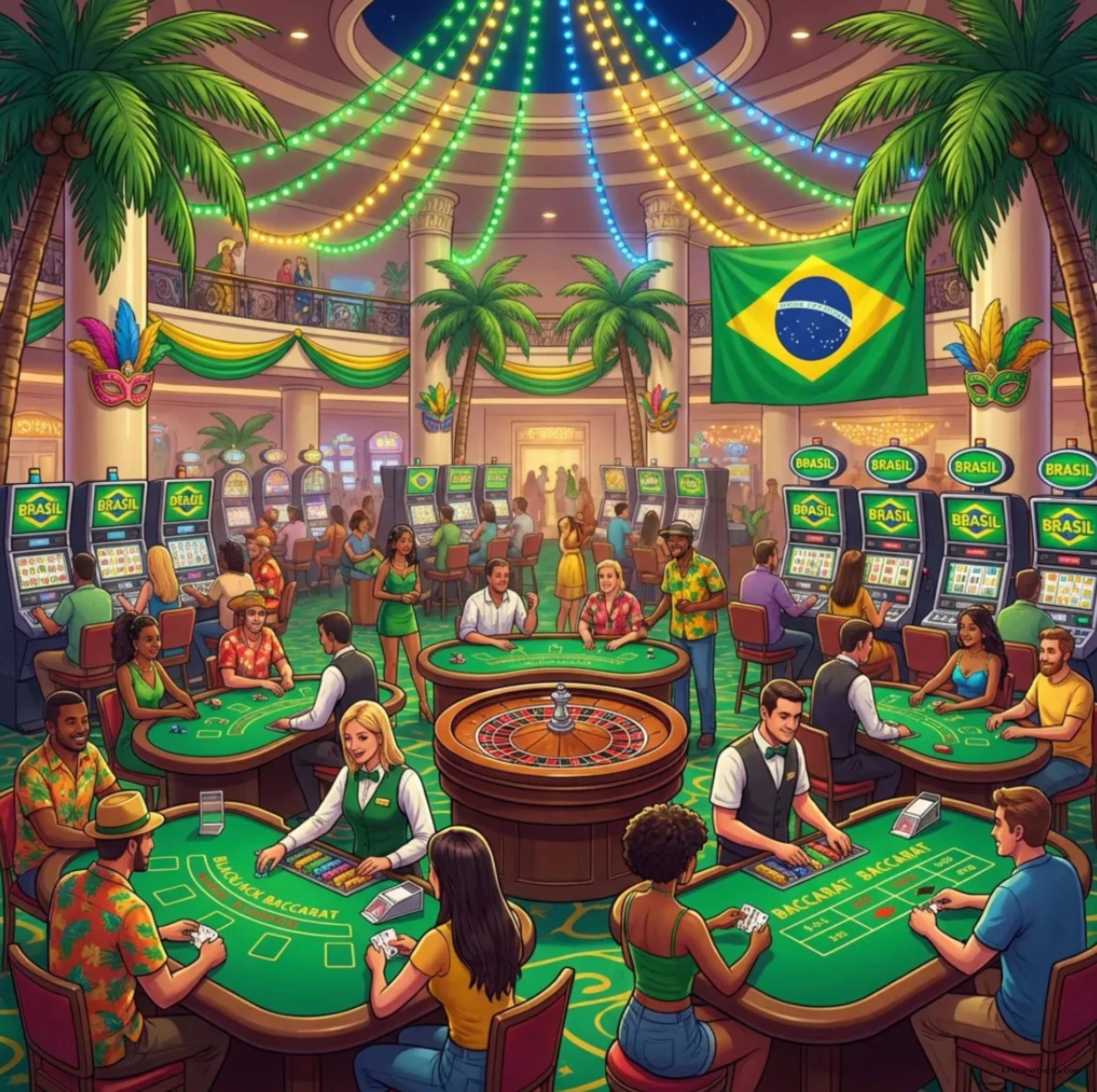 Imagem promocional da experiência de game da Kftreno